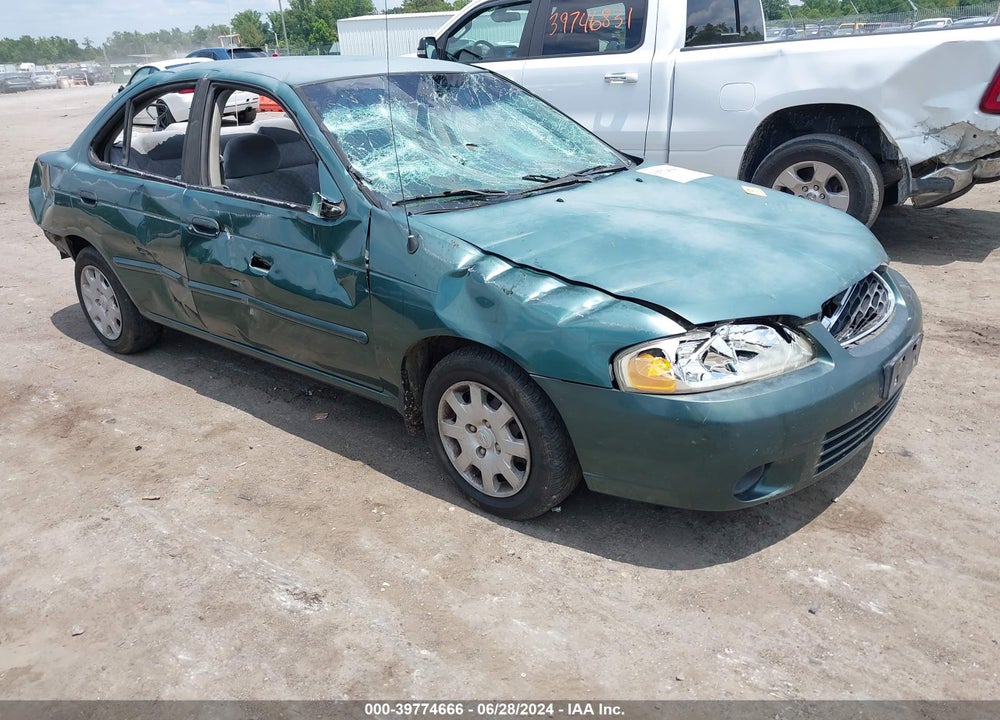 2000 NISSAN SENTRA GXE/XE VIN: 3N1CB51D4YL354272