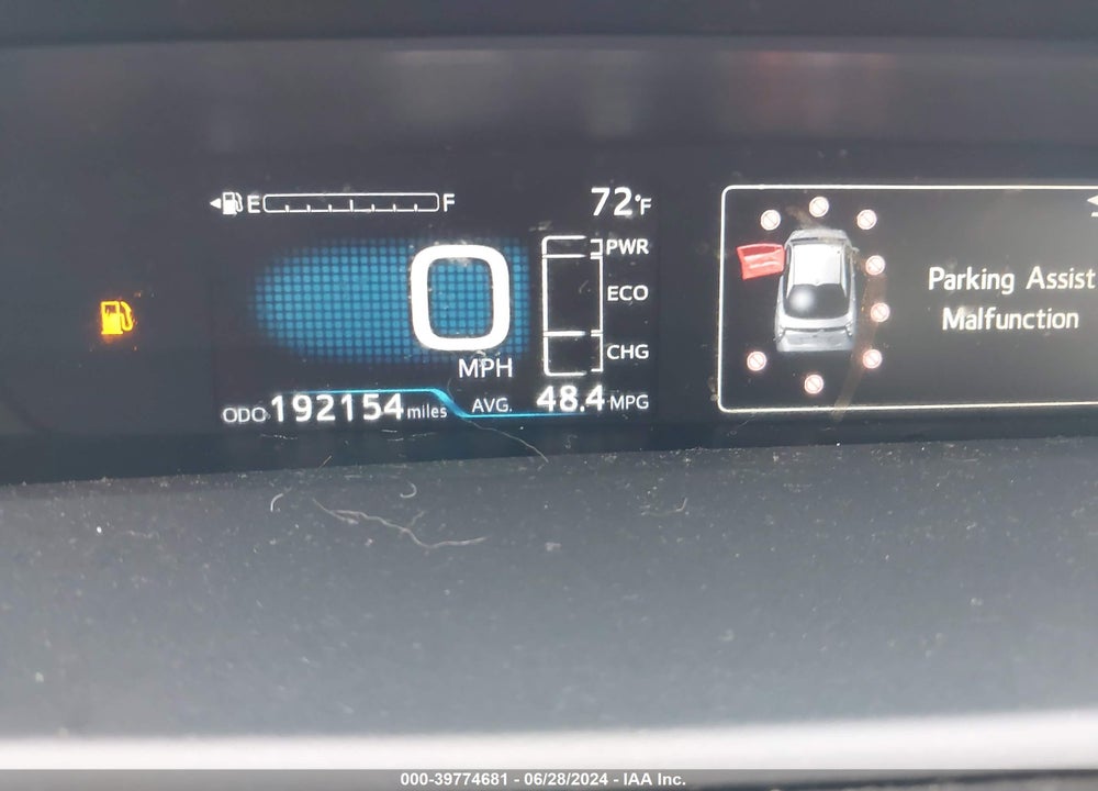 2017 TOYOTA PRIUS THREE VIN: JTDKARFU3H3542904
