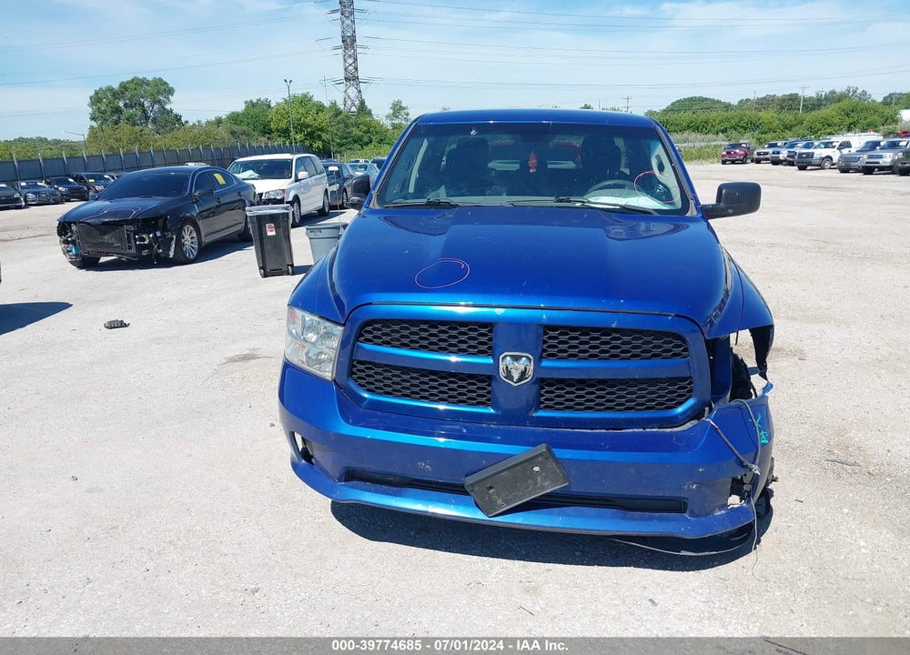 2017 RAM 1500 EXPRESS QUAD CAB 4X4 6'4 BOX VIN: 1C6RR7FT6HS510352