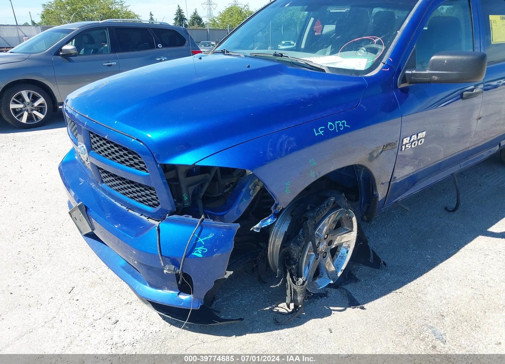 2017 RAM 1500 EXPRESS QUAD CAB 4X4 6'4 BOX VIN: 1C6RR7FT6HS510352