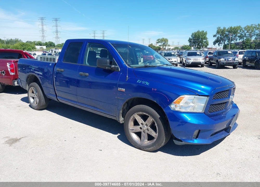 2017 RAM 1500 EXPRESS QUAD CAB 4X4 6'4 BOX VIN: 1C6RR7FT6HS510352