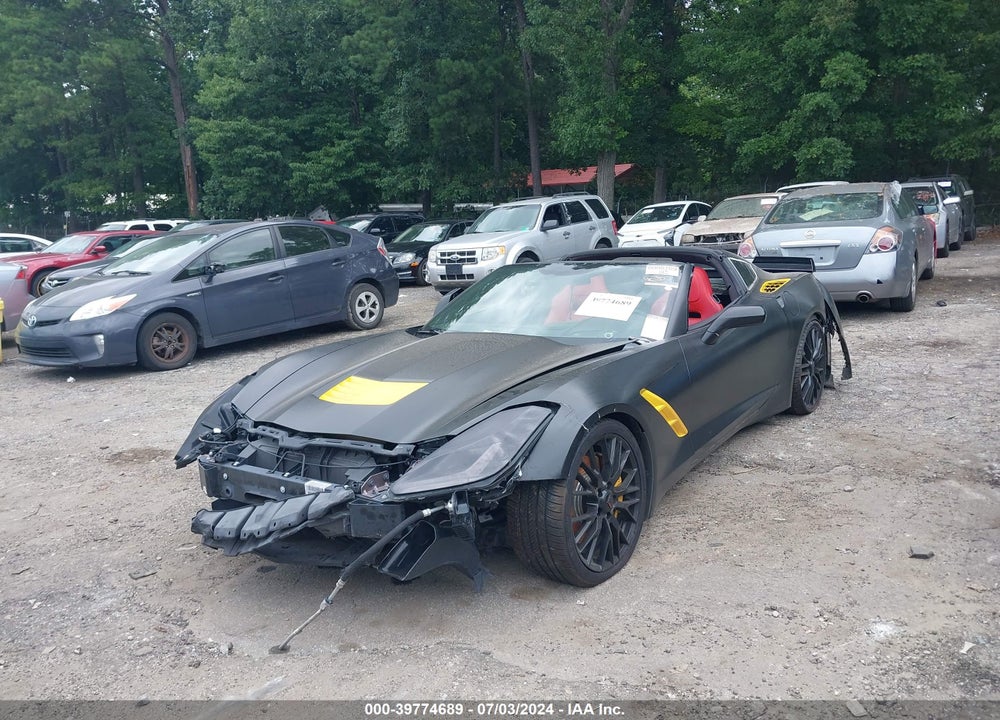 2015 CHEVROLET CORVETTE STINGRAY Z51 VIN: 1G1YK2D79F5123672