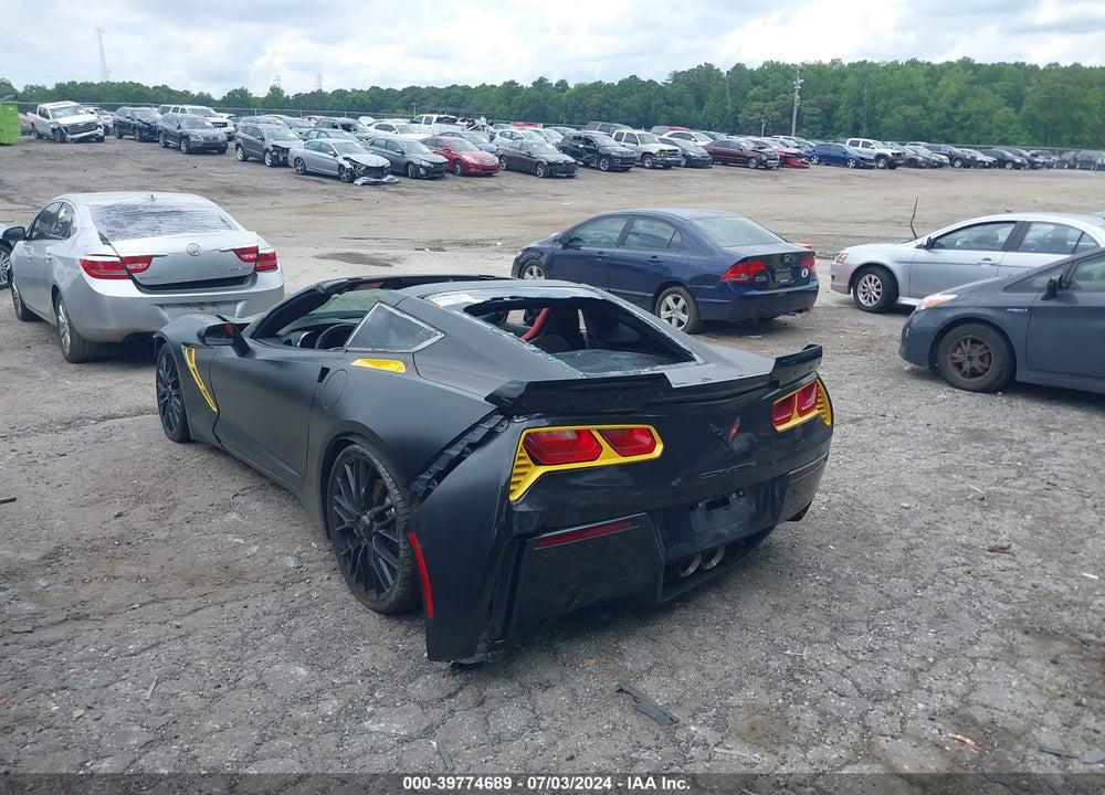 2015 CHEVROLET CORVETTE STINGRAY Z51 VIN: 1G1YK2D79F5123672