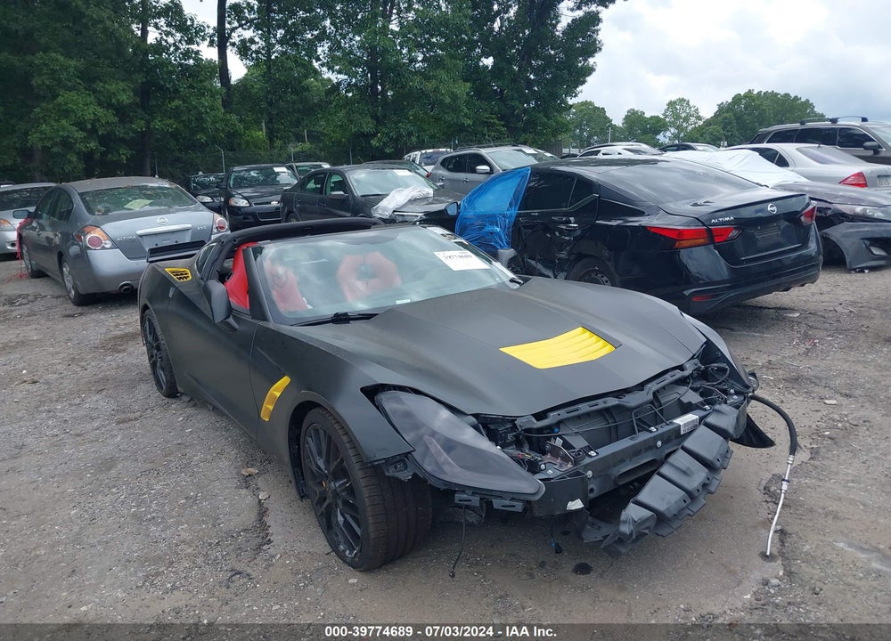 2015 CHEVROLET CORVETTE STINGRAY Z51 VIN: 1G1YK2D79F5123672