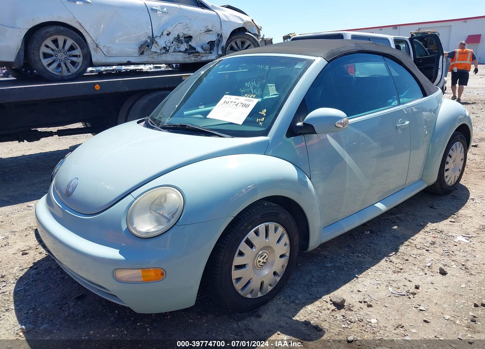 2004 VOLKSWAGEN NEW BEETLE GL VIN: 3VWBM31Y74M350017