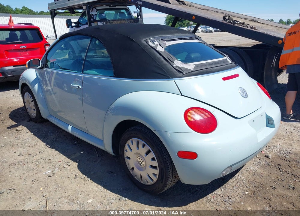2004 VOLKSWAGEN NEW BEETLE GL VIN: 3VWBM31Y74M350017