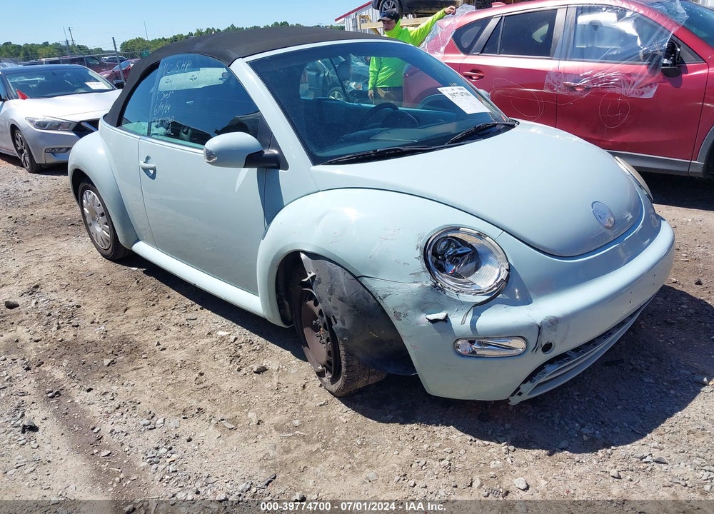 2004 VOLKSWAGEN NEW BEETLE GL VIN: 3VWBM31Y74M350017