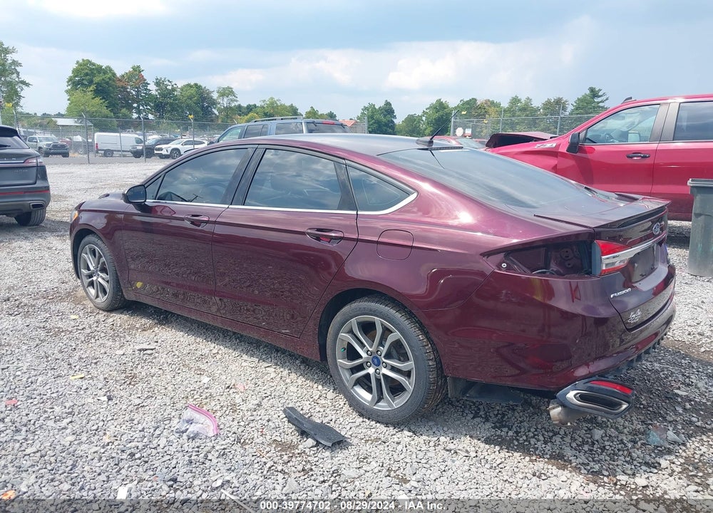 2017 FORD FUSION SE VIN: 3FA6P0T97HR185617