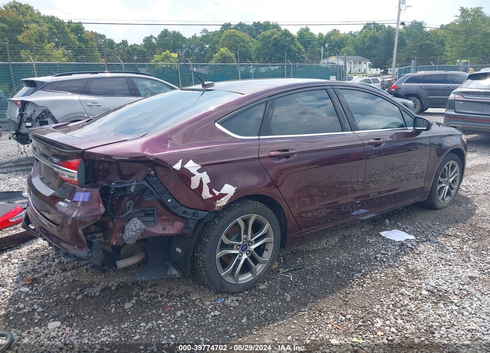 2017 FORD FUSION SE VIN: 3FA6P0T97HR185617