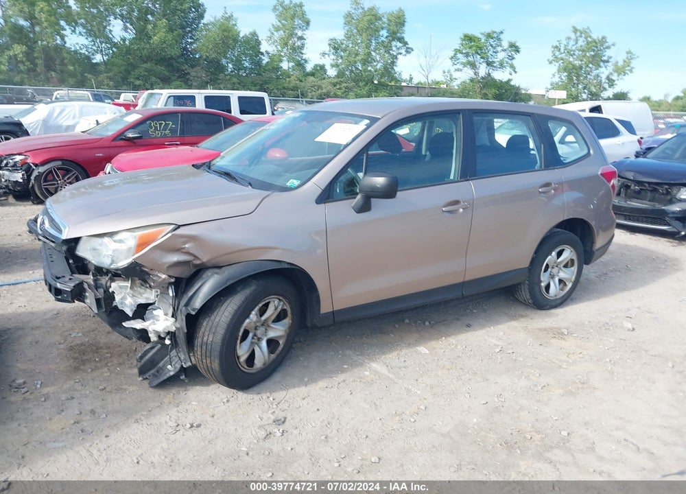 2014 SUBARU FORESTER 2.5I VIN: JF2SJAAC2EH431857