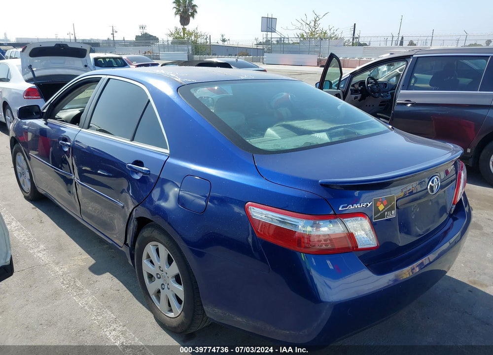 2007 TOYOTA CAMRY HYBRID VIN: JTNBB46K273044265