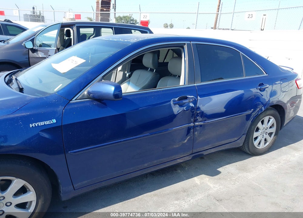 2007 TOYOTA CAMRY HYBRID VIN: JTNBB46K273044265