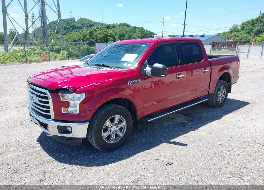 2016 FORD F-150 XLT VIN: 1FTEW1E89GFB67375