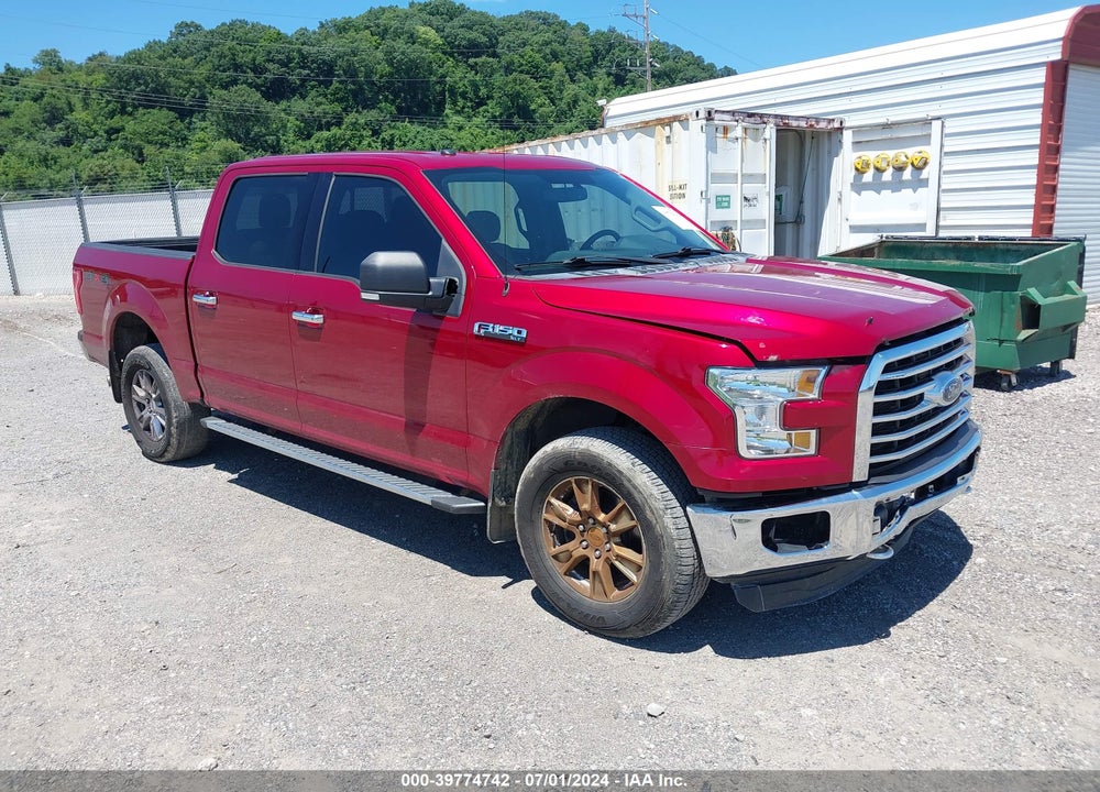 2016 FORD F-150 XLT VIN: 1FTEW1E89GFB67375