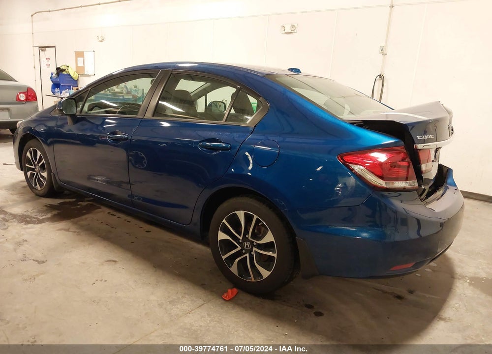 2013 HONDA CIVIC EX-L VIN: 19XFB2F9XDE077347