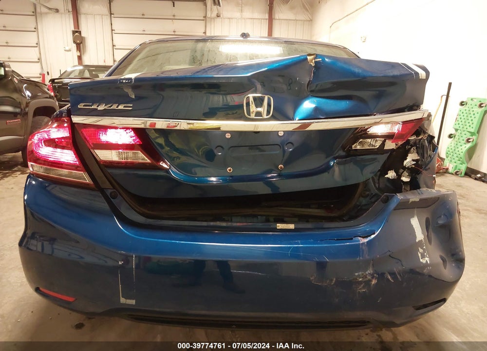 2013 HONDA CIVIC EX-L VIN: 19XFB2F9XDE077347