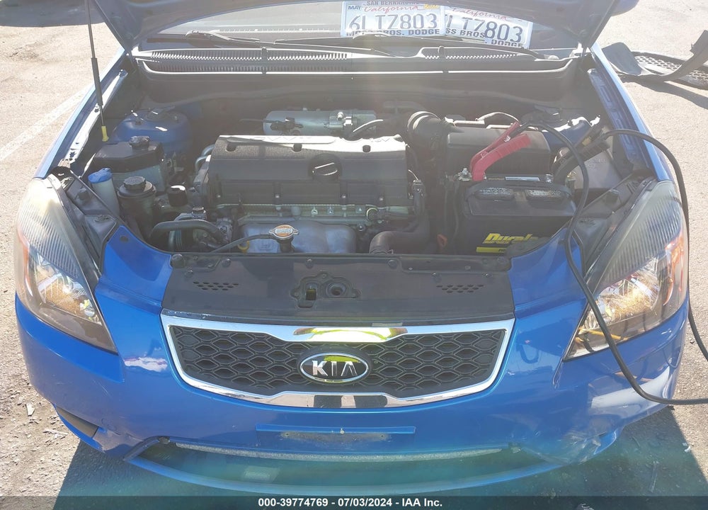 2010 KIA RIO LX VIN: KNADH4A34A6703025