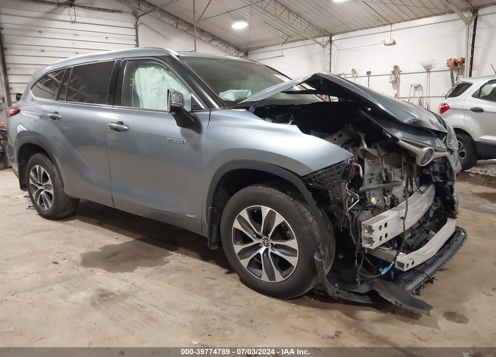 2021 TOYOTA HIGHLANDER HYBRID XLE VIN: 5TDHBRCH2MS064983