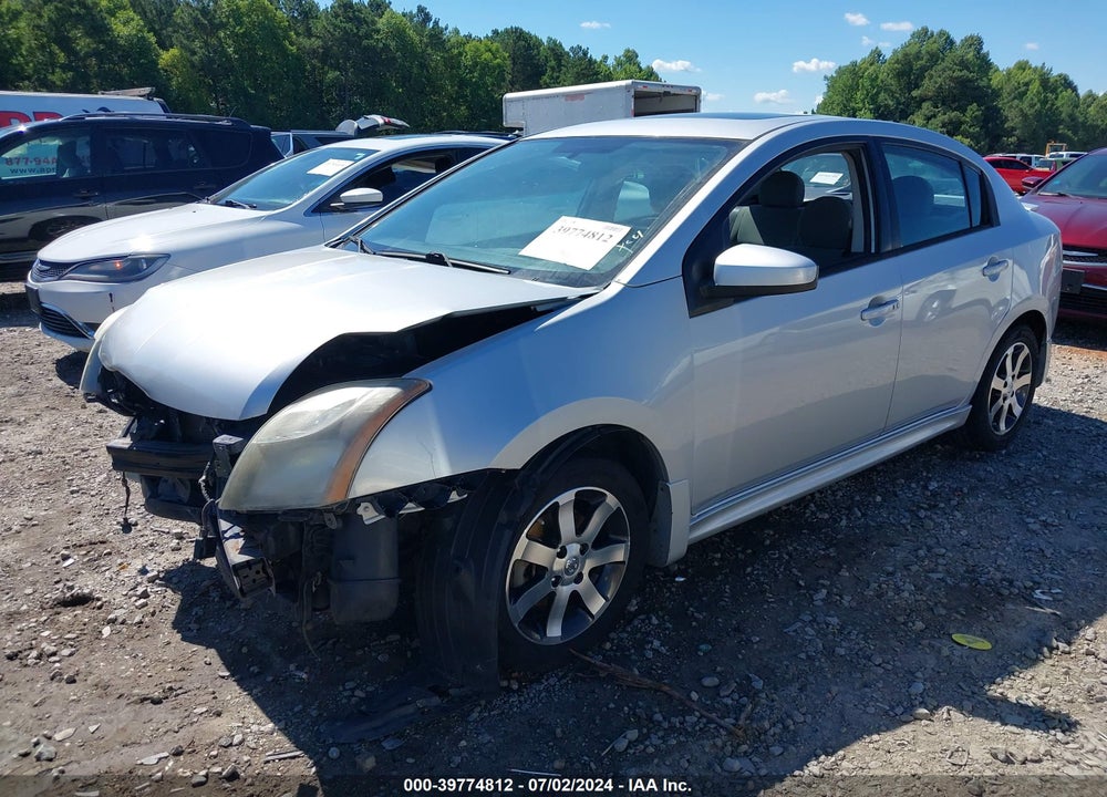 2012 NISSAN SENTRA 2.0 SR VIN: 3N1AB6AP9CL632423