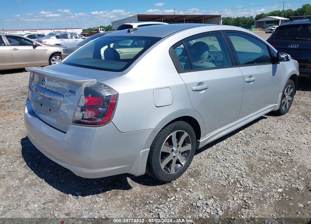 2012 NISSAN SENTRA 2.0 SR VIN: 3N1AB6AP9CL632423