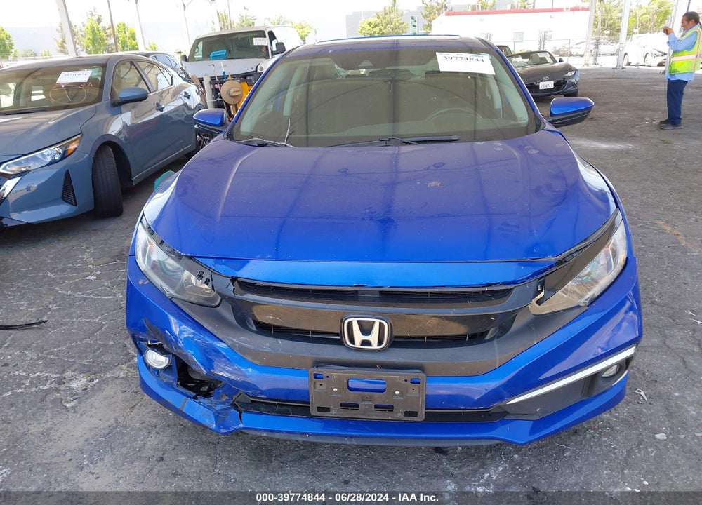 2021 HONDA CIVIC EX VIN: 19XFC1F38ME210254