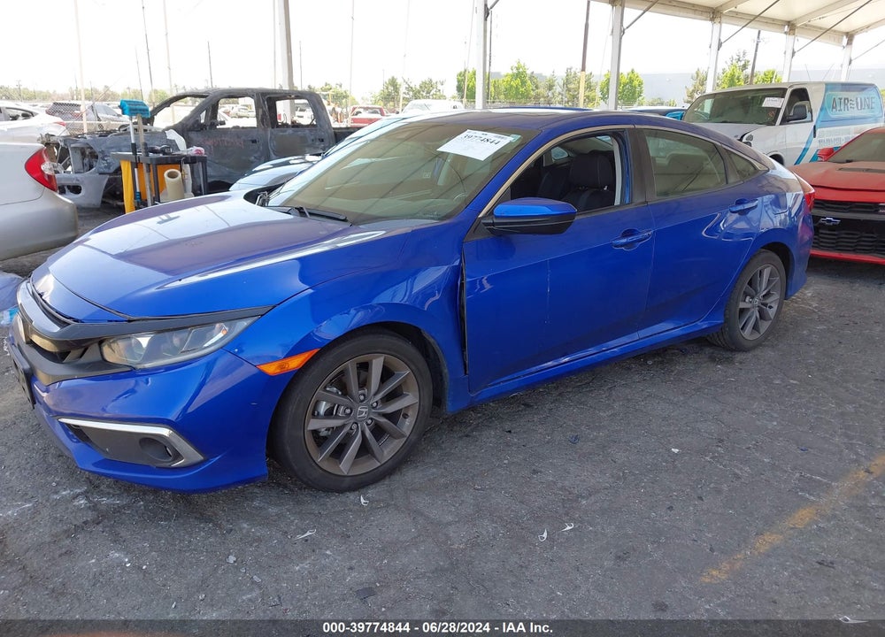 2021 HONDA CIVIC EX VIN: 19XFC1F38ME210254
