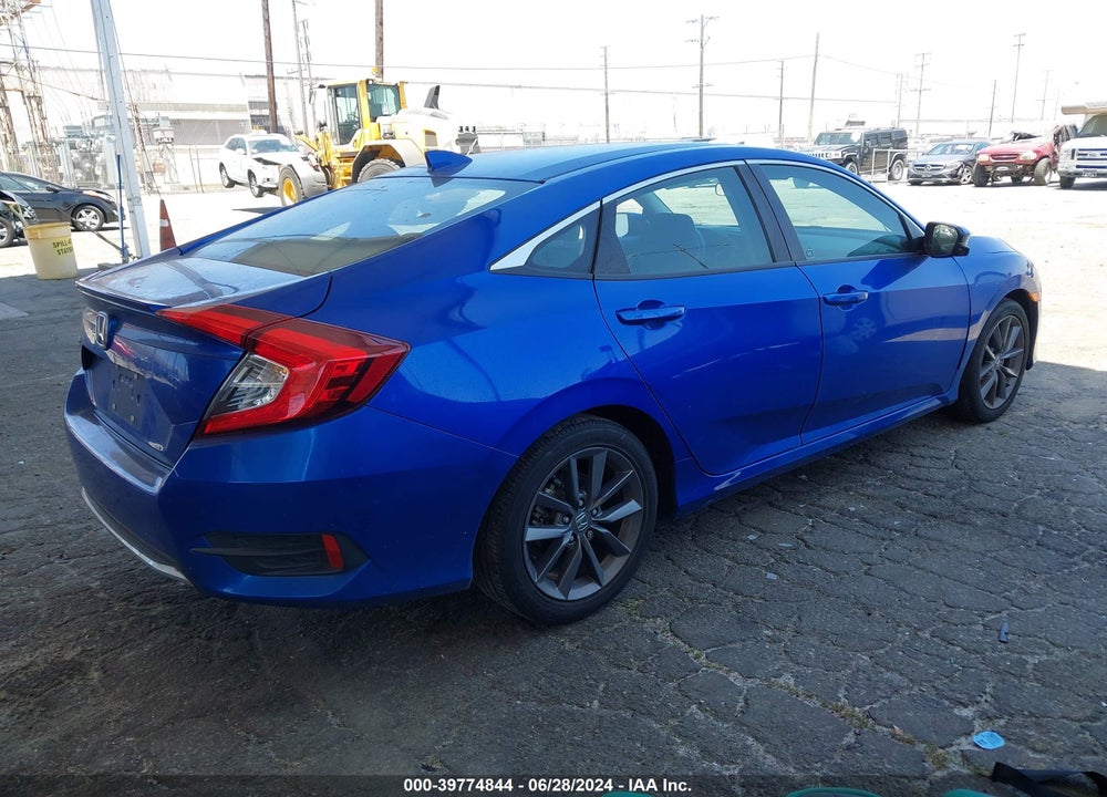 2021 HONDA CIVIC EX VIN: 19XFC1F38ME210254