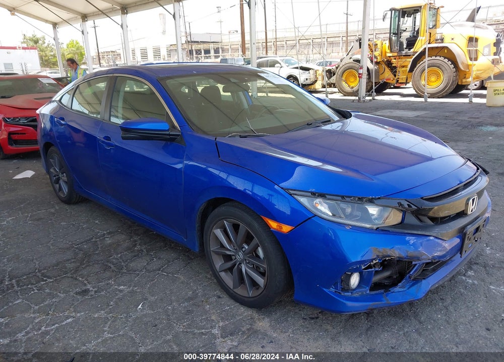 2021 HONDA CIVIC EX VIN: 19XFC1F38ME210254