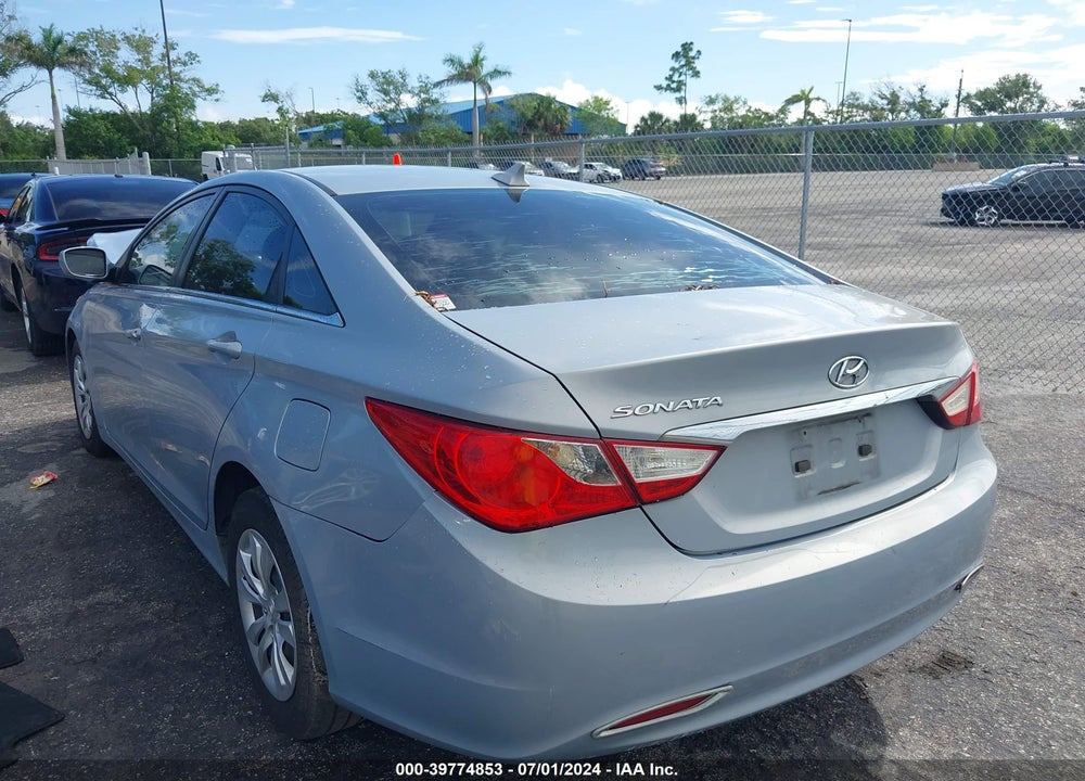 2011 HYUNDAI SONATA GLS VIN: 5NPEB4AC9BH080629