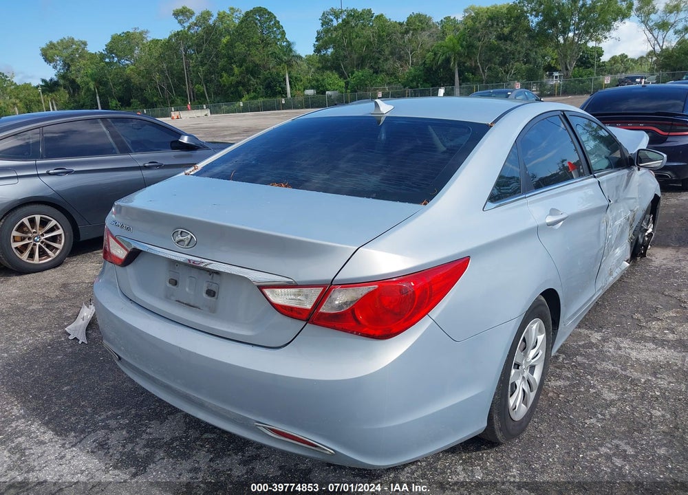 2011 HYUNDAI SONATA GLS VIN: 5NPEB4AC9BH080629