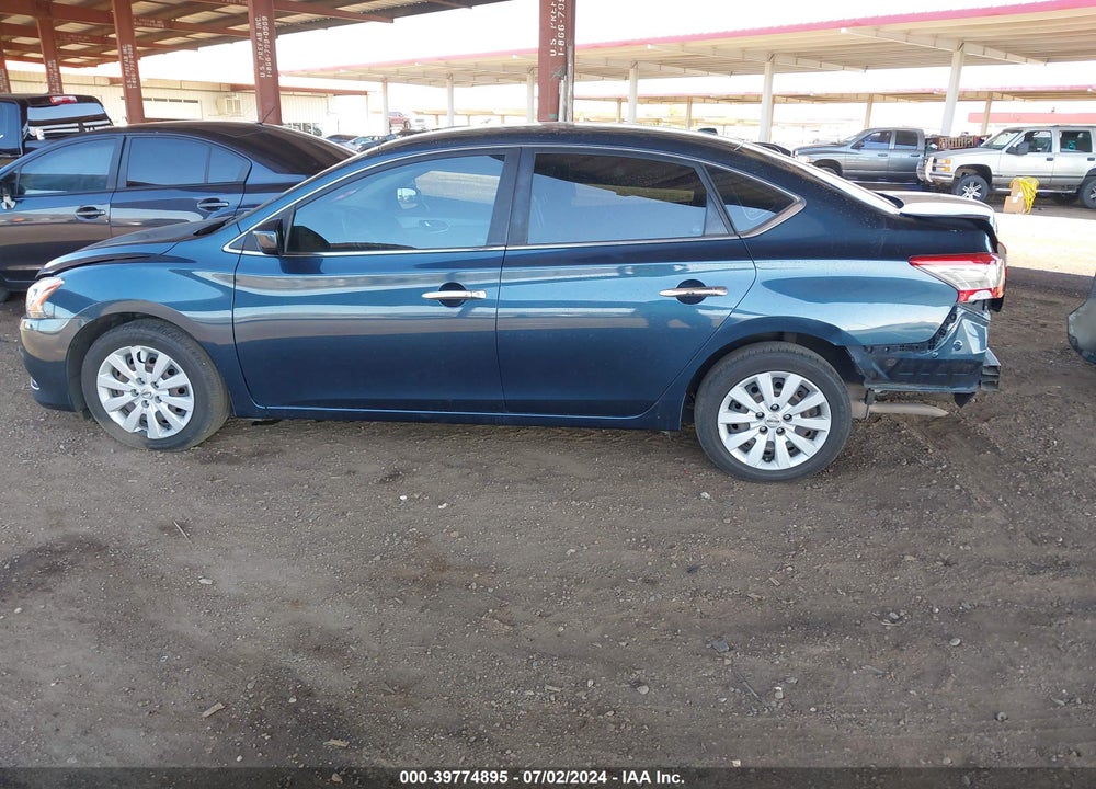 2013 NISSAN SENTRA SV VIN: 3N1AB7AP3DL711335