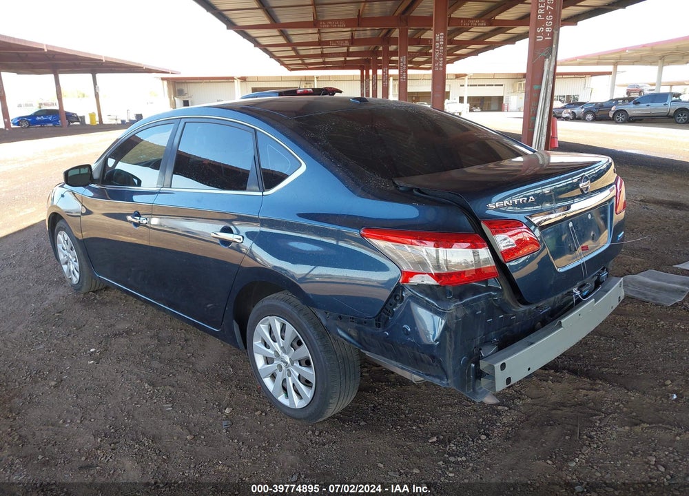 2013 NISSAN SENTRA SV VIN: 3N1AB7AP3DL711335