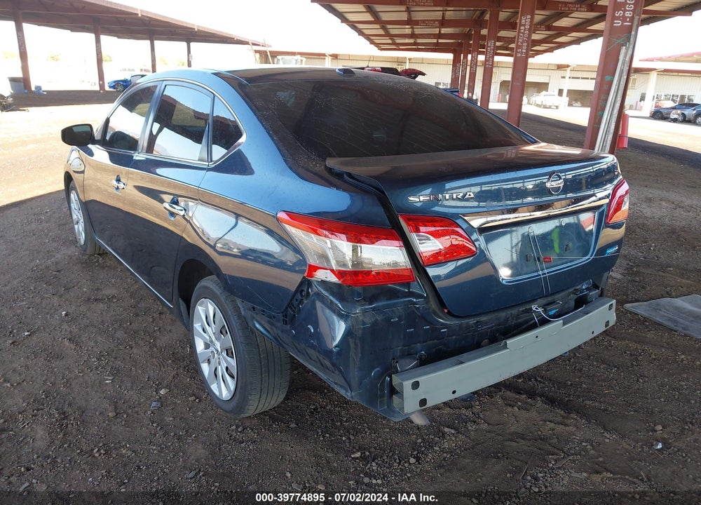 2013 NISSAN SENTRA SV VIN: 3N1AB7AP3DL711335