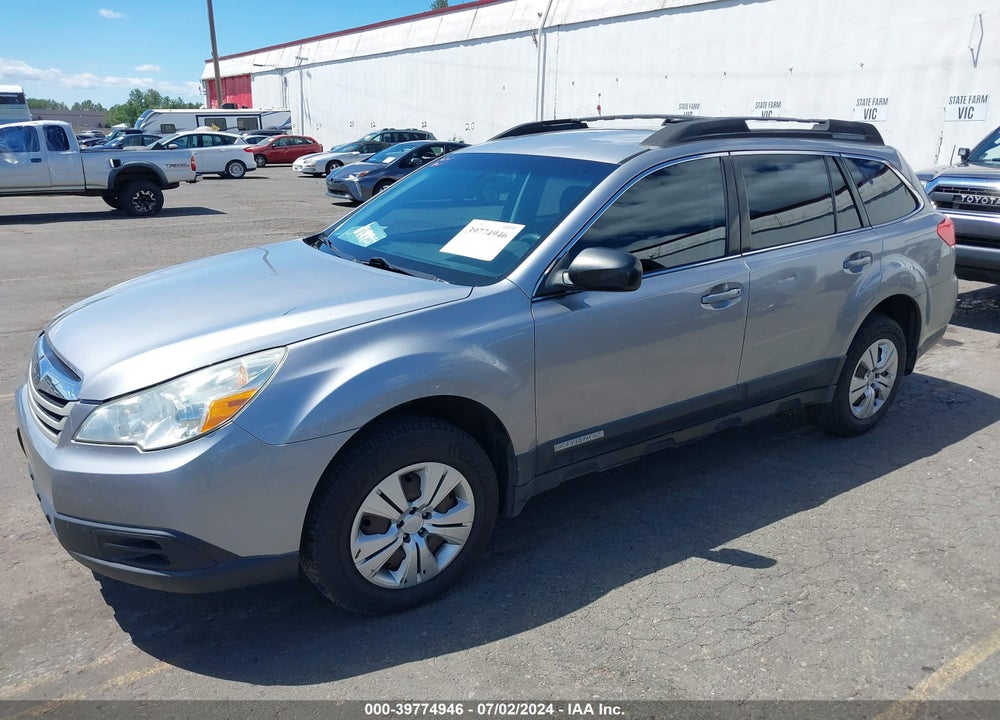 2011 SUBARU OUTBACK 2.5I VIN: 4S4BRBAC9B3396493