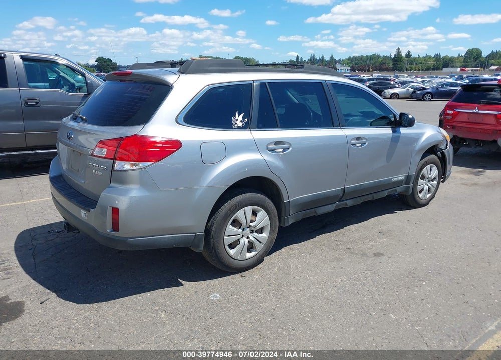 2011 SUBARU OUTBACK 2.5I VIN: 4S4BRBAC9B3396493