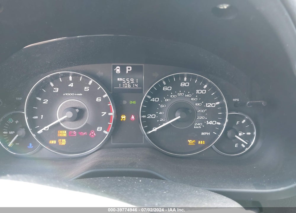 2011 SUBARU OUTBACK 2.5I VIN: 4S4BRBAC9B3396493
