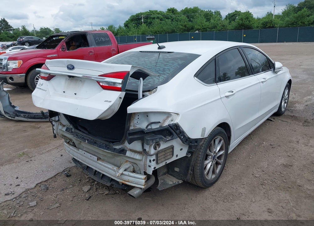 2017 FORD FUSION SE VIN: 3FA6P0H77HR156061