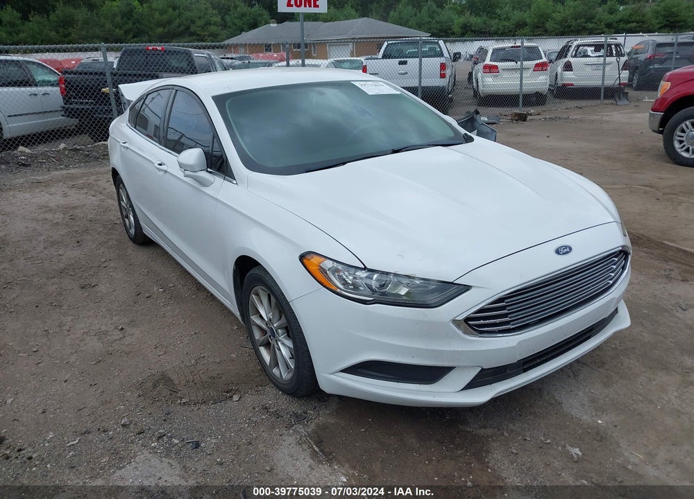 2017 FORD FUSION SE VIN: 3FA6P0H77HR156061