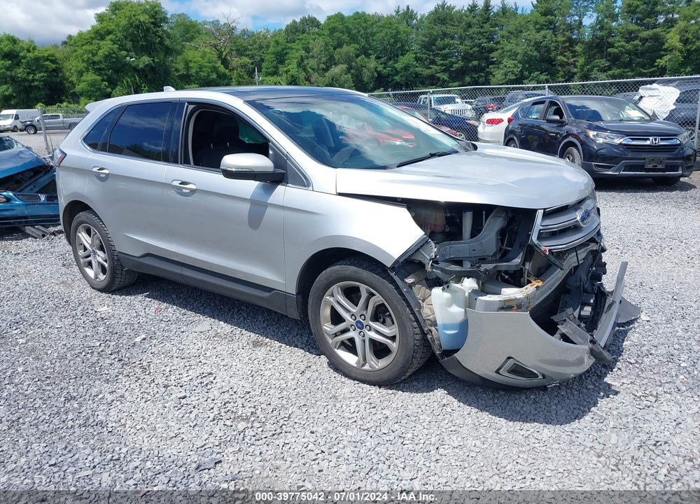 2016 FORD EDGE TITANIUM VIN: 2FMPK4K81GBC19315