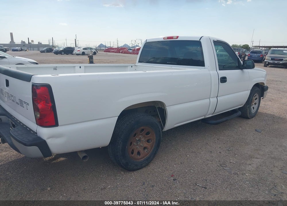 2005 CHEVROLET SILVERADO 1500 WORK TRUCK VIN: 1GCEC14V15Z345078