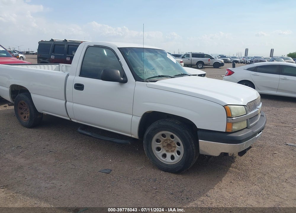 2005 CHEVROLET SILVERADO 1500 WORK TRUCK VIN: 1GCEC14V15Z345078