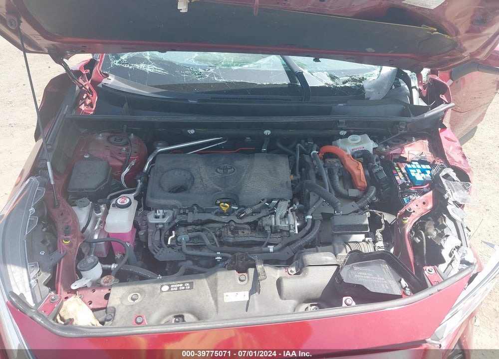 2021 TOYOTA RAV4 HYBRID XLE VIN: JTMR6RFV6MD010091