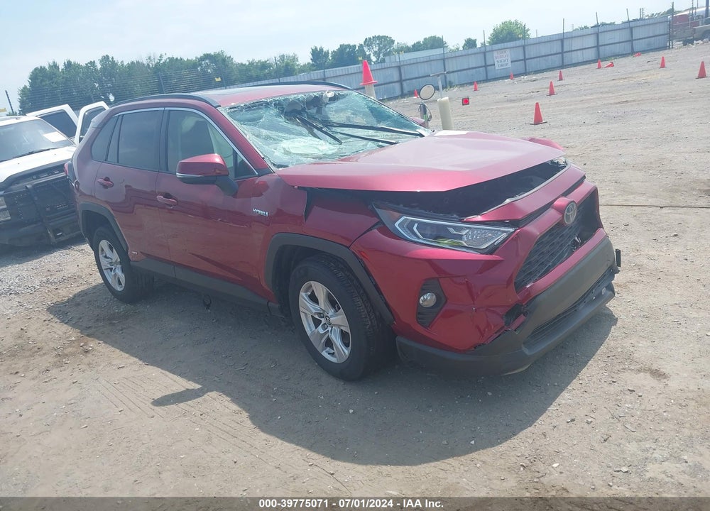 2021 TOYOTA RAV4 HYBRID XLE VIN: JTMR6RFV6MD010091