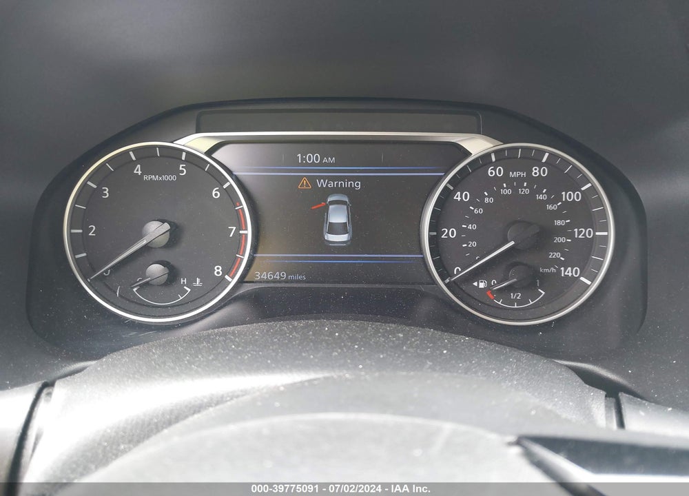 2019 NISSAN ALTIMA 2.5 SL VIN: 1N4BL4EW1KC134320