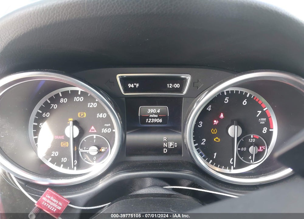 2015 MERCEDES-BENZ ML 350 VIN: 4JGDA5JBXFA591450