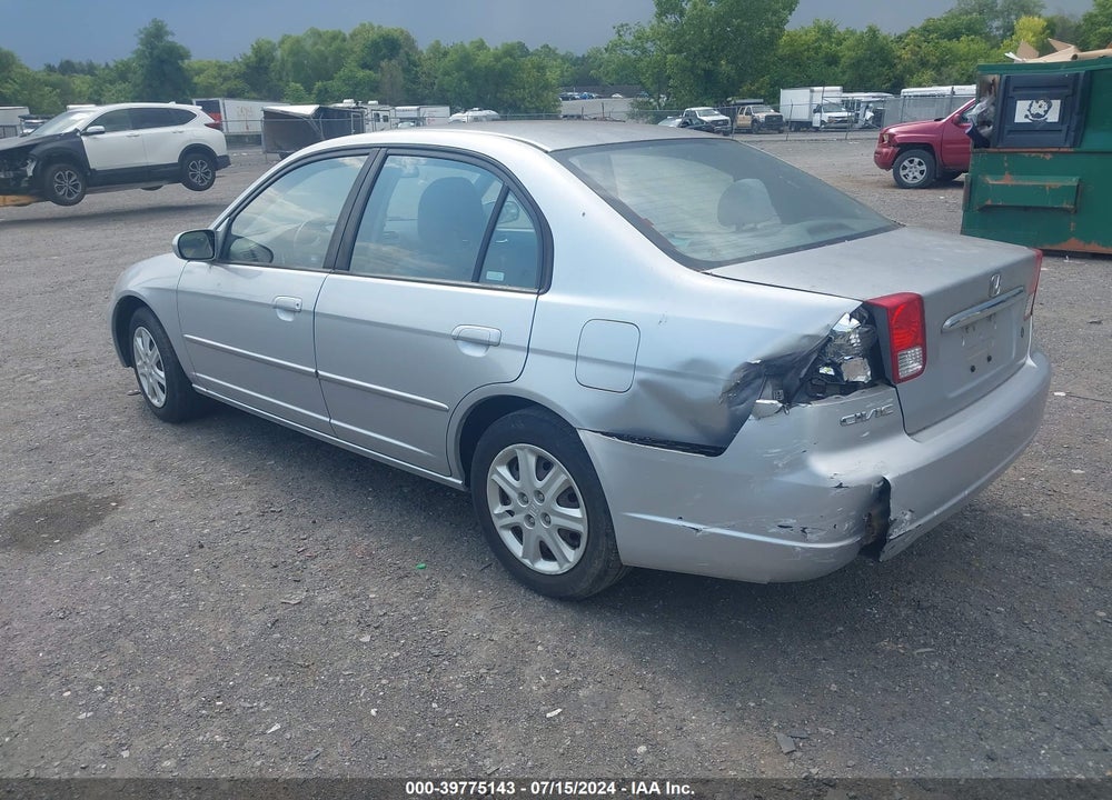 2003 HONDA CIVIC VIN: 2HGES26753H526903