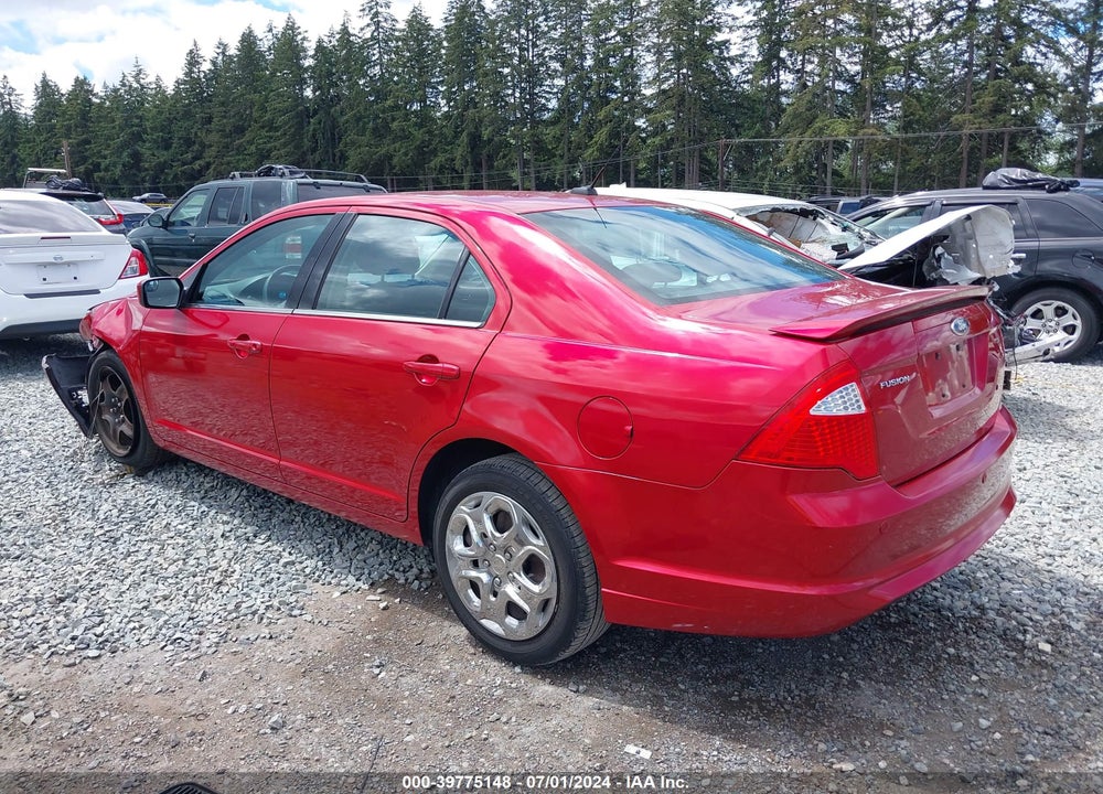 2011 FORD FUSION SE VIN: 3FAHP0HA3BR256931