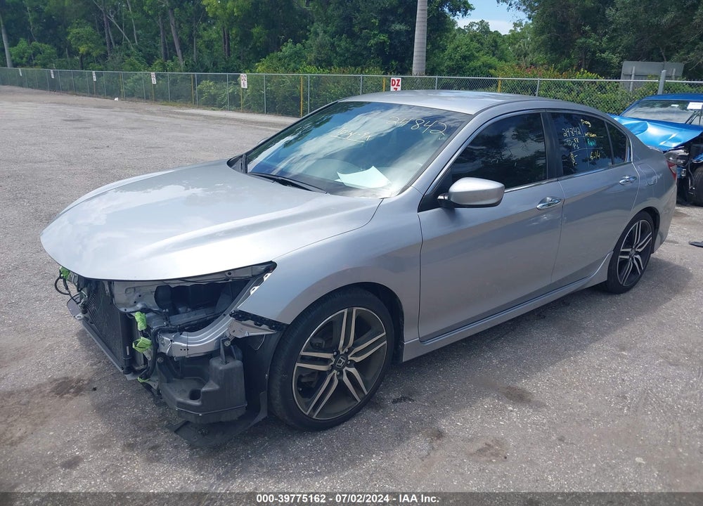 2017 HONDA ACCORD SPORT VIN: 1HGCR2F57HA201354