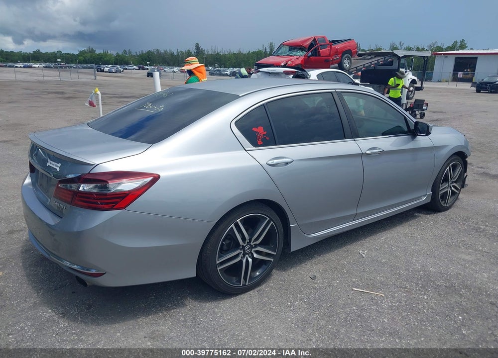 2017 HONDA ACCORD SPORT VIN: 1HGCR2F57HA201354