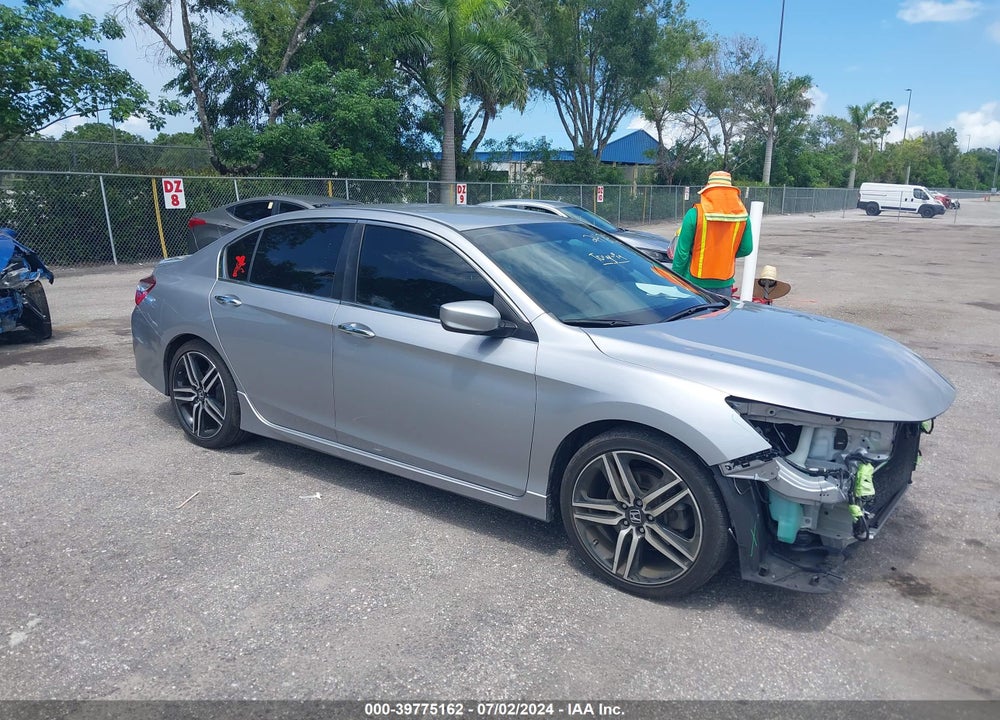2017 HONDA ACCORD SPORT VIN: 1HGCR2F57HA201354